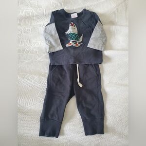Hanna Andersson 6-12 month wolf set